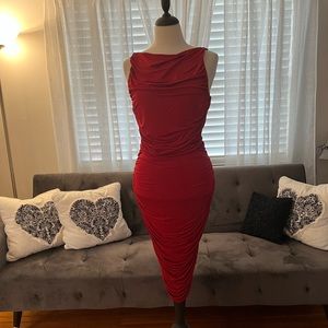 BeBe slinky cocktail dress